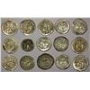 Image 2 : SASANIAN KINGDOM: LOT of 15 silver drachms