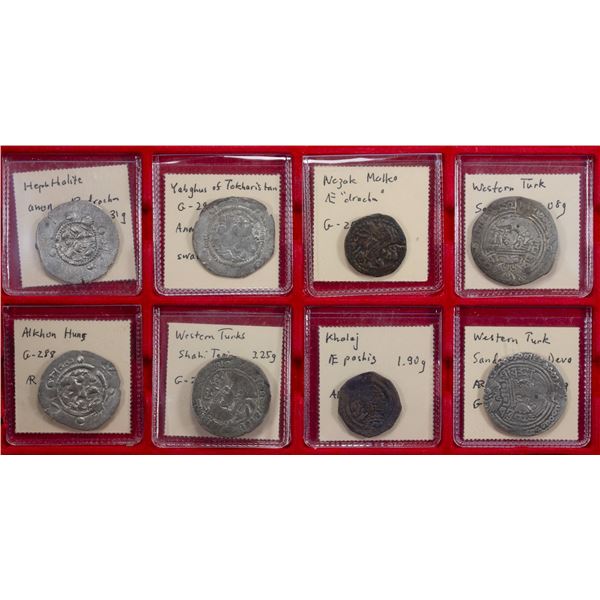 HEPHTHALITE: LOT of 8 decent coins