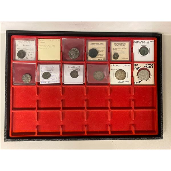 ANCIENT & MEDIEVAL: LOT of 12 coins