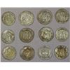 Image 2 : TABARISTAN: LOT of 12 silver half drachms