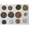Image 2 : MEDIEVAL YEMEN, etc.: LOT of 4 small silver and 8 copper coins