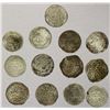 Image 1 : AYYUBID OF YEMEN: LOT of 13 silver dirhams