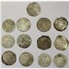 Image 2 : AYYUBID OF YEMEN: LOT of 13 silver dirhams