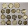 Image 1 : RASULID: LOT of 19 silver dirhams
