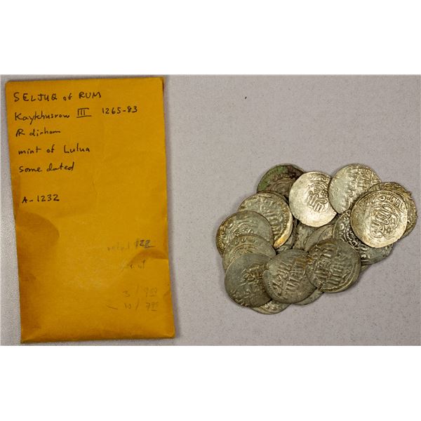 SELJUQ OF RUM: LOT of 20 coins