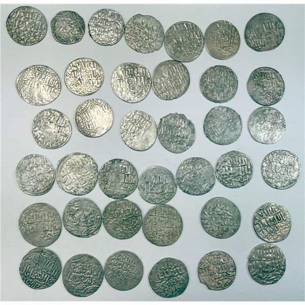 SELJUQ OF RUM: LOT of 38 silver coins