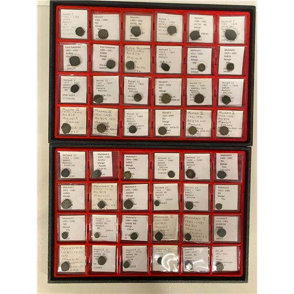 OTTOMAN EMPIRE: LOT of 58 copper mangirs