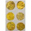Image 1 : GHAZNAVID, etc.: LOT of 6 gold dinars
