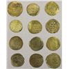 Image 1 : GREAT SELJUQ: Sanjar, 1118-1157, LOT of 12 pale to very pale AV dinars