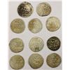 Image 1 : QARLUGHID: al-Hasan Qarlugh, 1224-1249, LOT of 11 silver tankas