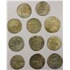 Image 2 : QARLUGHID: al-Hasan Qarlugh, 1224-1249, LOT of 11 silver tankas