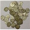 Image 1 : GIRAY KHANS (CRIMEA): Dawlat Giray I, 1550-1570, LOT of 46 silver akçes