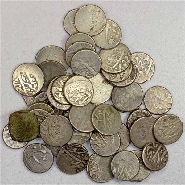 MANGHIT OF BUKHARA: LOT of 46 silver tengas, Bukhara