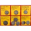 Image 1 : DURRANI: Ahmad Shah, 1747-1772, LOT of 9 silver rupees