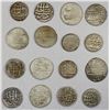 Image 2 : DURRANI: Shah Zaman, 1793-1801, LOT of 16 silver rupees