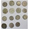 Image 1 : DURRANI: Shah Shuja', 2nd reign, 1803-1809, LOT of 14 silver rupees & one copper falus