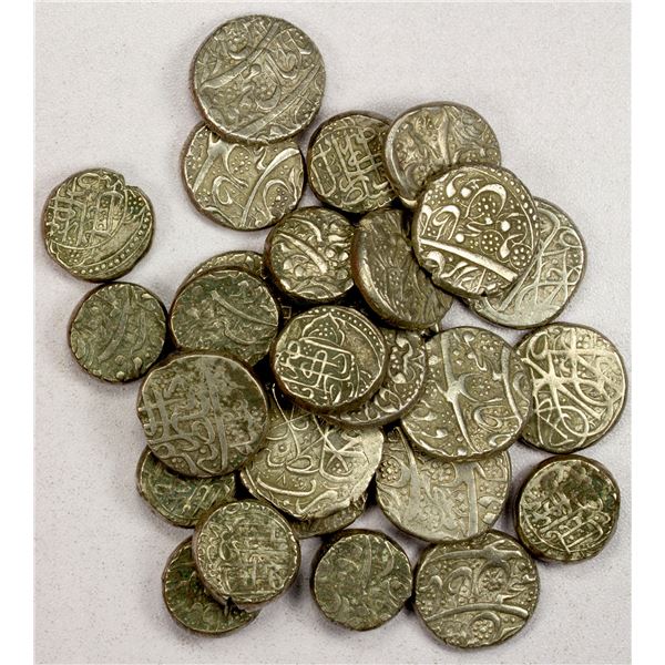 DURRANI: Mahmud Shah, 2nd reign, 1809-1817, LOT of 30 silver rupees