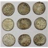 Image 2 : DURRANI: Kamran Shah, 1829-1842, LOT of 9 silver rupees