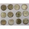 Image 1 : DURRANI: Shah Shuja', 5th reign, 1839-1842, LOT of 12 silver rupees