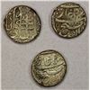 Image 1 : DURRANI: Fath Jang, 1842, LOT of 3 silver rupees