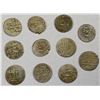 Image 1 : ALIKOZAY: LOT of 11 silver qirans