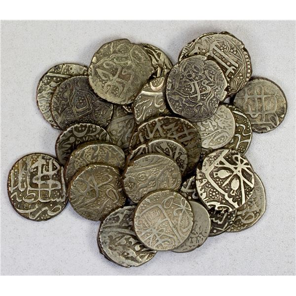 BARAKZAI: Dost Muhammad, 1842-1863, LOT of 28 silver coins