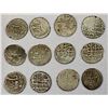 Image 2 : BARAKZAI: Muhammad A'zam, 1866-1868, LOT of 12 silver dirhams