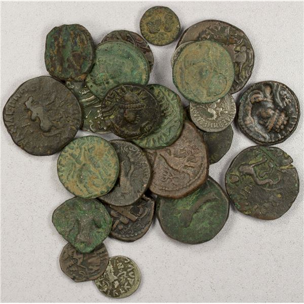 ANCIENT INDIA: LOT of 23 coins