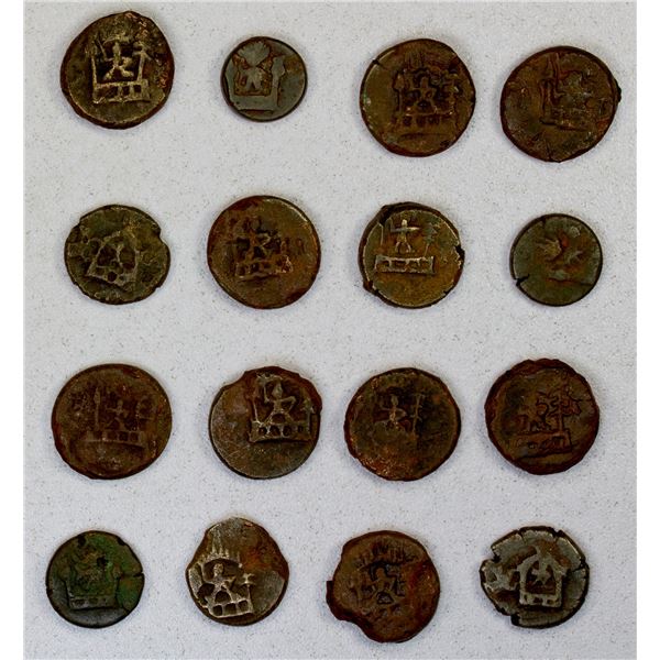 PANCHALA: LOT of 16 copper units