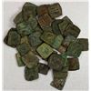 Image 1 : INDO-GREEK: Menander I, ca. 155-130 BC, LOT of 45 square AE chalkoi