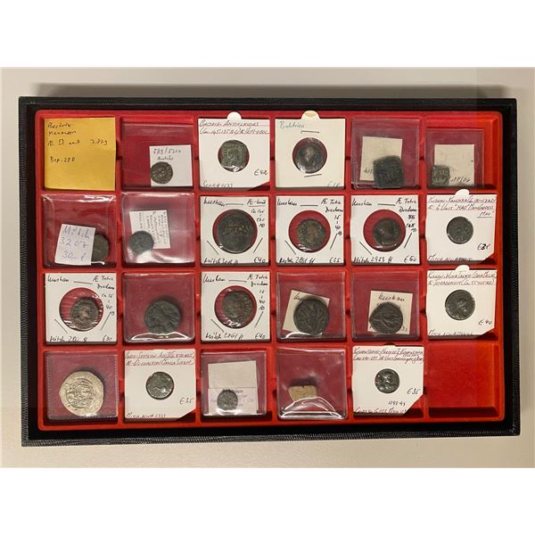 KUSHAN: LOT of 19 copper, 2 silver, and 1 clay seal