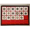 Image 1 : BENGAL: LOT of 17 silver tankas