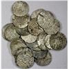 Image 1 : BENGAL: LOT of 22 silver tankas