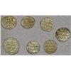 Image 1 : HABBARIDS OF SIND: LOT of 7 silver dammas