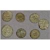 Image 2 : HABBARIDS OF SIND: LOT of 7 silver dammas