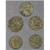 Image 1 : HABBARIDS OF SIND: LOT of 5 silver dammas