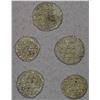 Image 1 : HABBARIDS OF SIND: LOT of 5 silver dammas