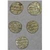 Image 1 : HABBARIDS OF SIND: LOT of 5 silver dammas