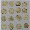 Image 1 : POST-HABBARIDS Of SIND: LOT of 16 silver dammas