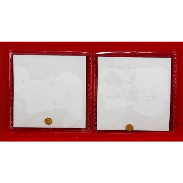 MUGHAL: LOT of 2 half fanams