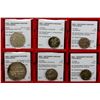 Image 1 : COOCH BEHAR: LOT of 6 silver coins