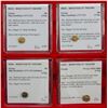 Image 1 : MARATHA CONFEDERACY: TANJORE: LOT of 4 gold fanams
