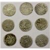 Image 2 : ROHILKHAND: LOT of 9 silver rupees