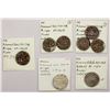 Image 1 : BOMBAY PRESIDENCY: LOT of 8 silver rupees