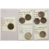 Image 2 : BOMBAY PRESIDENCY: LOT of 8 silver rupees