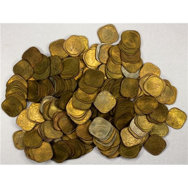 BRITISH INDIA: George VI, 1936-1947, LOT of 181 coins