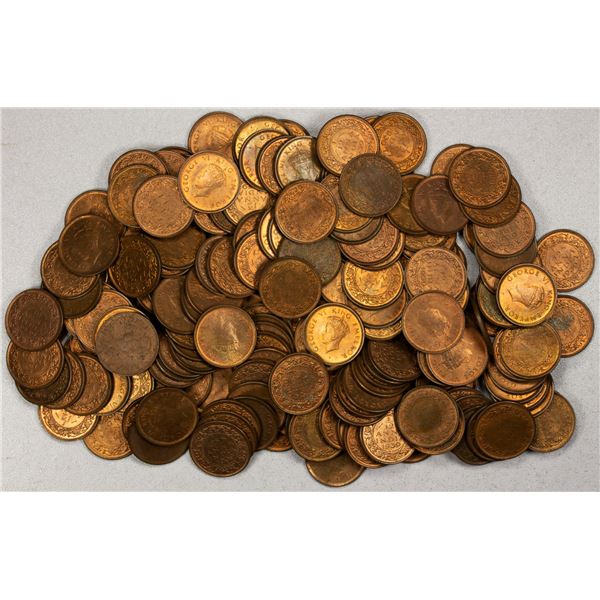 BRITISH INDIA: George VI, 1936-1947, LOT of 200 coins