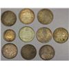 Image 2 : BRITISH INDIA: LOT of 10 coins