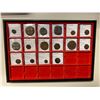 Image 1 : PORTUGUESE INDIA: LOT of 16 base metal coins