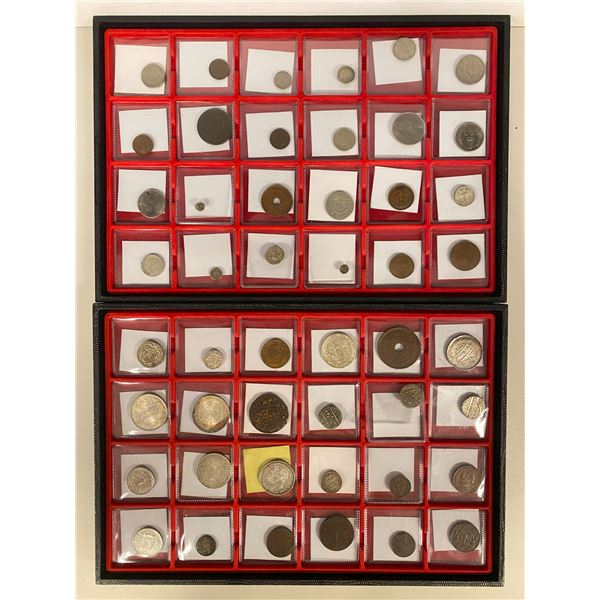 INDIA: LOT of 48 coins
